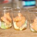 Verrines de saumon