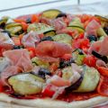 Tarte fine aux légumes grillés (façon pizza)