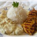 ESCALOPE DE POULET GRILLE-RIZ BASMATI SAUCE[...]