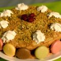 Gâteau pistaches et framboises