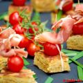 Tapas chips et jambon