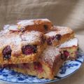 Carrés aux framboises et à la noix de coco