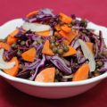 Salade de lentilles vertes, chou rouge et[...]