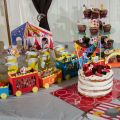 Décoration et gâteau d'anniversaire 2 ans -[...]