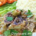 Osso buco au vin blanc et aux olives vertes