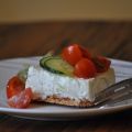 Cheese cake concombre-chèvre