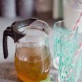 Thé glacé : menthe & fleurs de sureau
