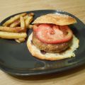 Burgers végé à la sauce au poivre noir