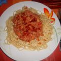 Spaghetti sauce au thon et champignons, Recette[...]