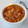 Soupe chunky au porc, chou et tomates (vide[...]