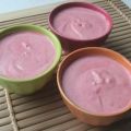 Mousse de fraises glacée
