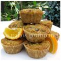 Muffins à l'orange, avoine, canneberges et[...]