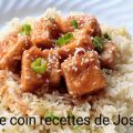 TOFU ÉPICÉ AU MIEL ET À L'AIL