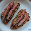 Tapa espagnole: filet de boeuf au roquefort