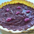 Tarte aux pralines roses