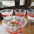 Cappuccino de fraises, ricotta et spéculoos,[...]