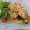 Escalope de poulet au cari