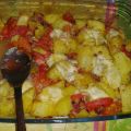 Gratin pommes de terre tomates mozzarella