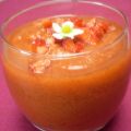 Gaspacho de tomates et de fraises