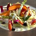 Salade de copeaux de légumes croquants au[...]