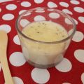 Panacotta au comté et sa touche moutardé.