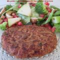 Galettes végétales végan aux haricots rouges,[...]
