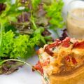 Quiche au merlan et au poivron