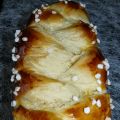 Brioche tressé au sucre