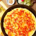 Omelette aux poivrons rouges (veggie, sans[...]