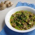 Boeuf aux petits pois à l'orientale