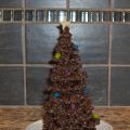 Sapin de Noël en chocolat