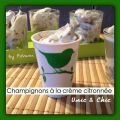 Champignons à la crème citronnée