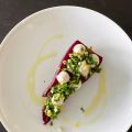 Betterave crapaudine en croute de sel, tarama,[...]