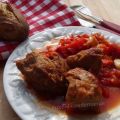 Sauté de veau au poivron et pulpe de tomate au[...]
