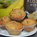 Muffins aux bananes, à l'érable et aux noix