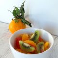 Salade d'oranges, pomelos, kiwis à la fleur[...]