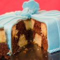 Gâteau damier au chocolat et à la vanille
