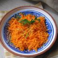 Carottes râpées au zeste de citron