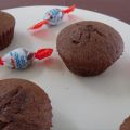 Muffins chocolat au coeur schokobons