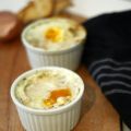 Oeufs cocotte aux lardons