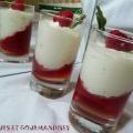 Mousse blanche aux gelées de framboises et[...]
