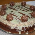 Gâteau au ferrero rochers