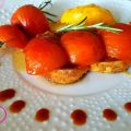 Abricots miellés en brochette de romarin et[...]