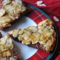 gâteau tout caramel et amandes caramélisées