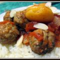Casserole de boulettes aux abricots