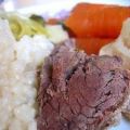 Pot-au-feu ou boeuf au gros sel et son riz au[...]