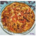 Quiche sans pâte Tomate Mozzarella