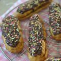 Éclairs tout chocolat à IG bas