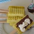 mini gaufres à la vanille