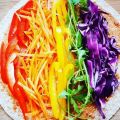 Wraps rainbow healthy et vegan